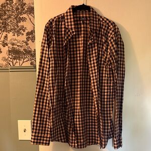 Navy and Pink Dress Shirt